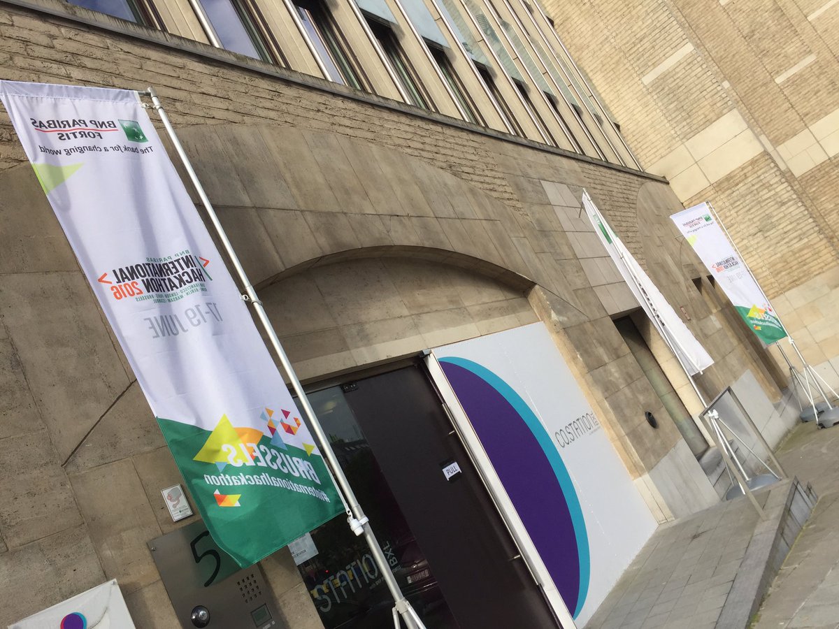 kimngant's tweet photo. #internationalhackathon #brussels Day 3! Rising sun to encourage our teams! H-9 before final pitches! https://t.co/IroEaeZ4nj