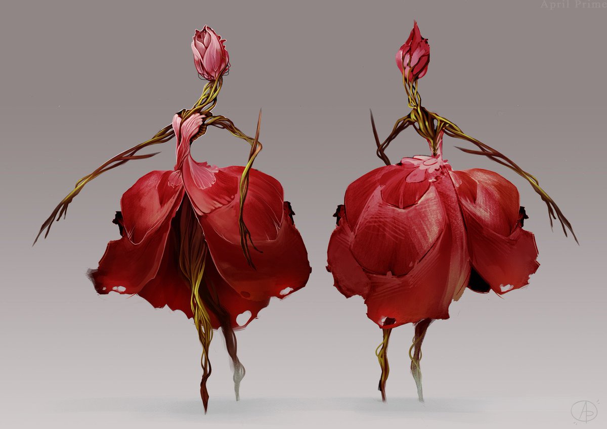 April_Prime's tweet photo. Flower demon from today! #conceptart #gamedev #creatureart #illustration #art #flower #demon https://t.co/xbif8hLGDW