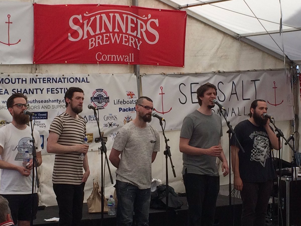 KBUnion's tweet photo. Longest Johns rocking it at the Falmouth Sea Shanty Festival yesterday. #lovefalmouth #lovethesea https://t.co/X86dwv80uQ