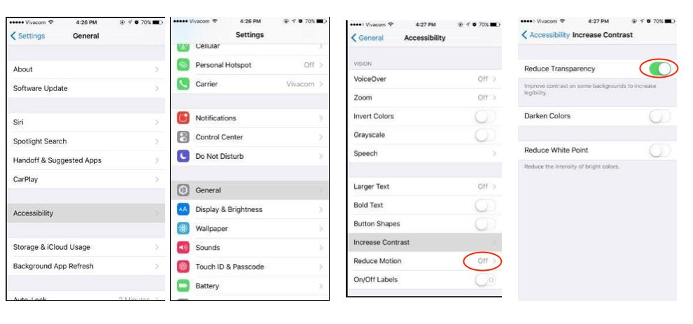 Pariwat's tweet image. ไอโฟน อืด หน้าจอไม่สนองต้องเด็ดขาด 
1 ปิด Reduce Motion
2 Reduce Transparency
3 ปิด Background App
4 ปิด Siri ให้หมด