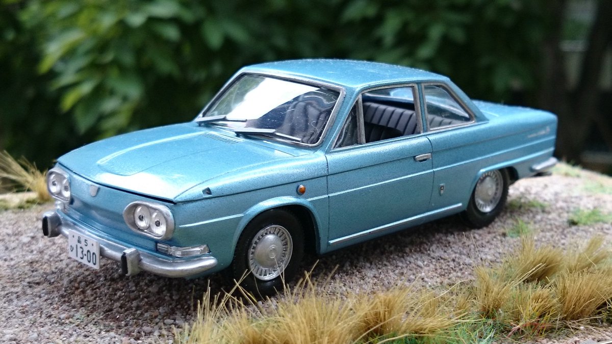 うかい on Twitter: "LSオーナーズクラブ1/32コンテッサ1300クーペが完成。今もアリイから売られてるキットですが、買ったのは30年前の発売直後だったと記憶。ようやく完成であります(^_^ゞ Twitter マイクロエース 32オーナーズクラブ 66 日野 コンテッサ