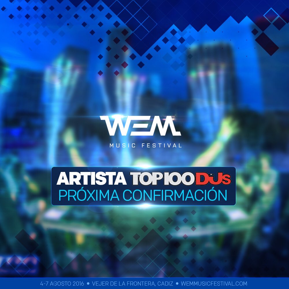 WEMMusicFest's tweet photo. RT si tienes ganas de conocer el próximo TOP 100 que vamos a confirmar 😍!! Mas info https://t.co/eHyi9FTB2w https://t.co/CX0oy13jyF
