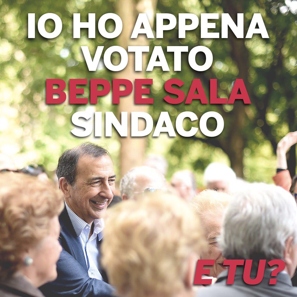 ElliPast's tweet photo. @NoiMilano2016 io #votoSala https://t.co/WEwElHZxXm
