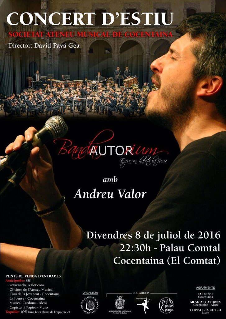 AndreuValor's tweet photo. Presentació del nou projecte i disc pel 10è aniversari en solitari amb més de 70 persones a l'escenari.#Bandautorium https://t.co/is0V19QBed