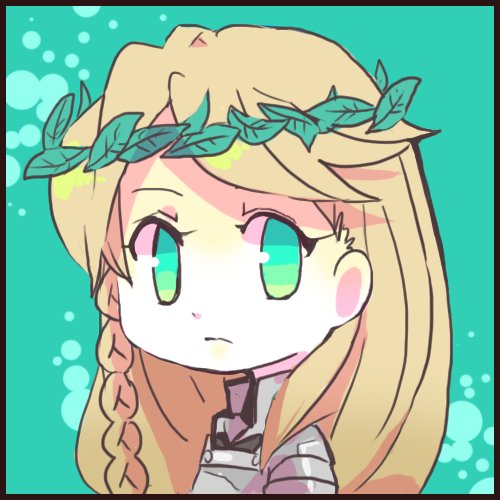 最後に編集可能なテンプレート置いておきますので 他キャラやオリジナル版権で似たようなアイコンを作りたい方はこれから作ってみてください! 