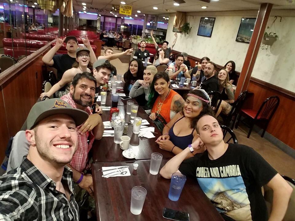 Nevixd's tweet photo. Finished this weekend with the final supper! Thanks for an awesome weekend everyone. #WeerdScience https://t.co/HYoZSOkoJU