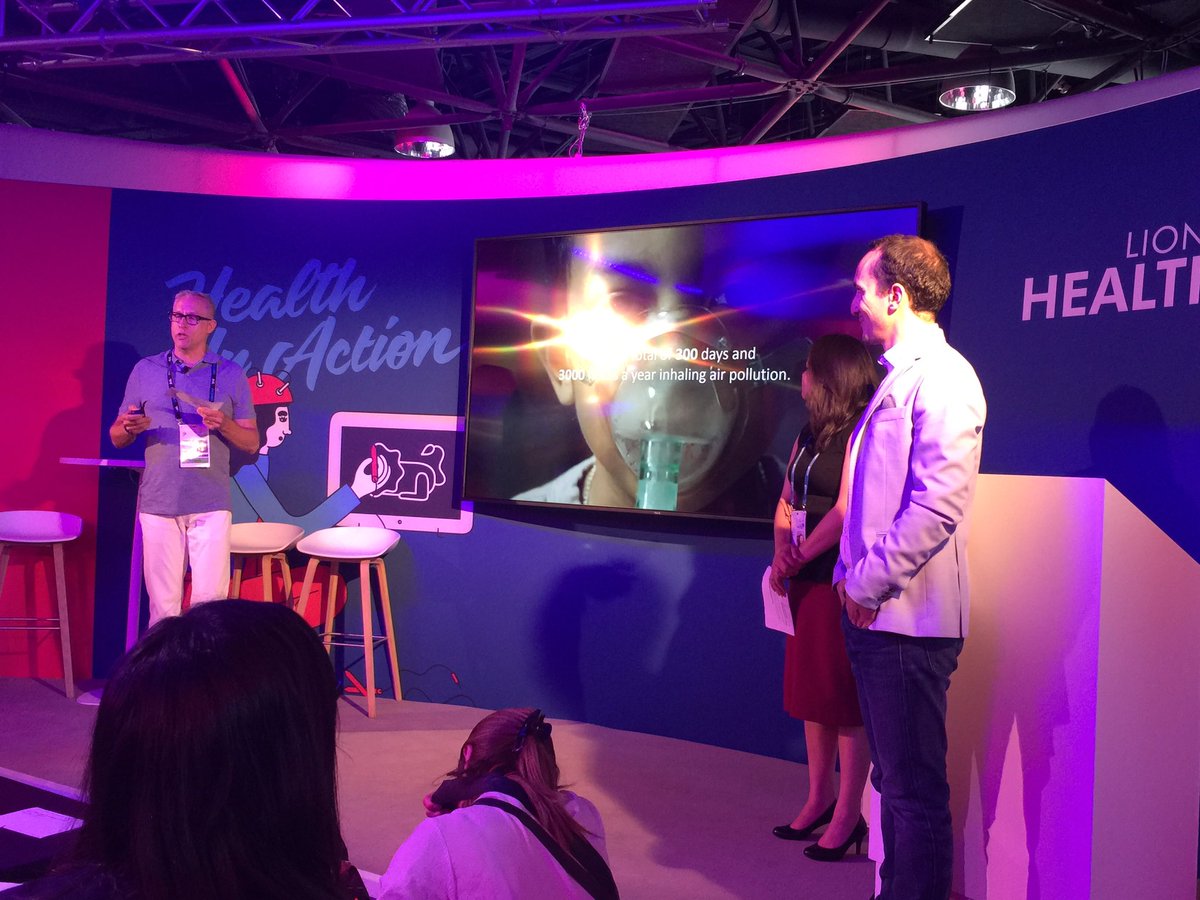 dave_challis's tweet photo. Team 1 take the stage - good luck guys! #RBInnovationHack #LionsHealth https://t.co/viBllnCNhf