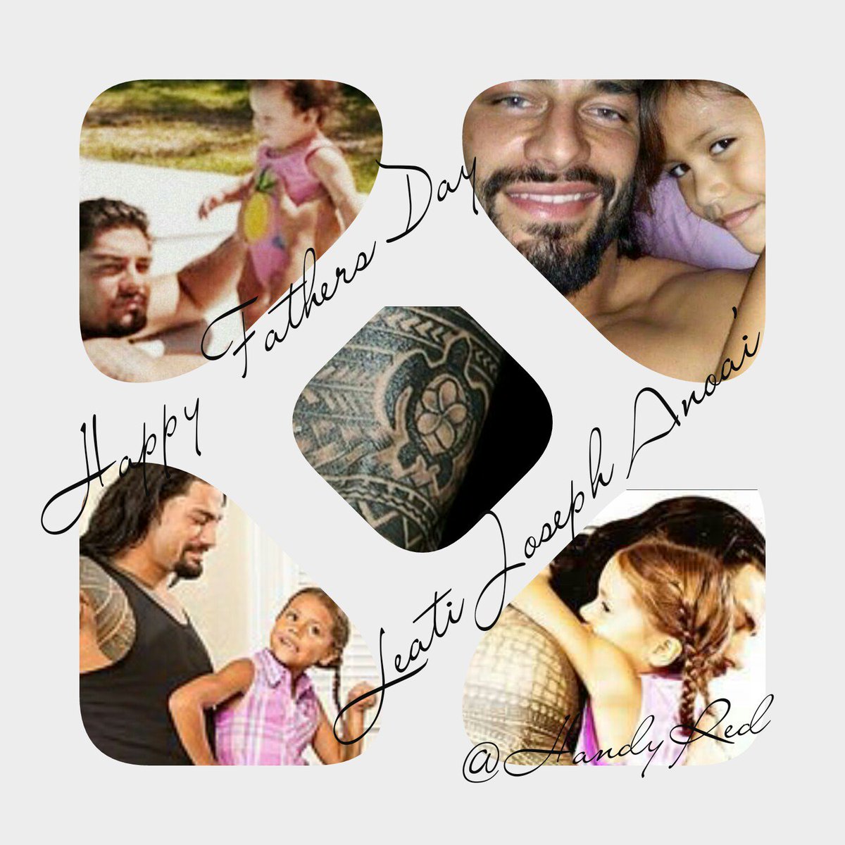 HandyRed's tweet image. The Love For Your Daughter JoJo.
One Of The Things I Admire About U.
#HappyFathersDay Roman Reigns.❤
#TrueExample