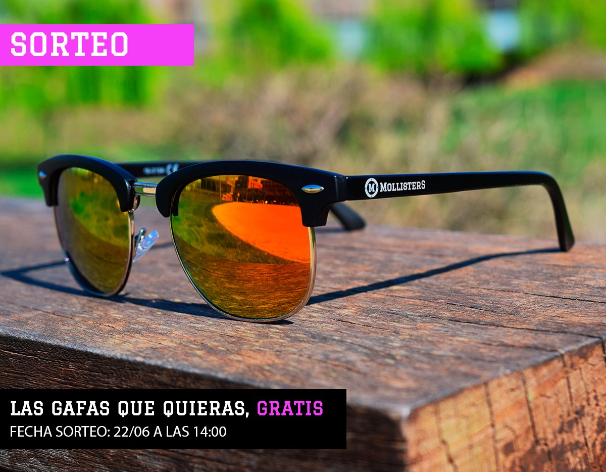 ¿Quieres unas Mollisters gratis?
Síguenos y haz RT a este tweet para participar 😎😎
Fecha del sorteo: 22/06 a las 14h