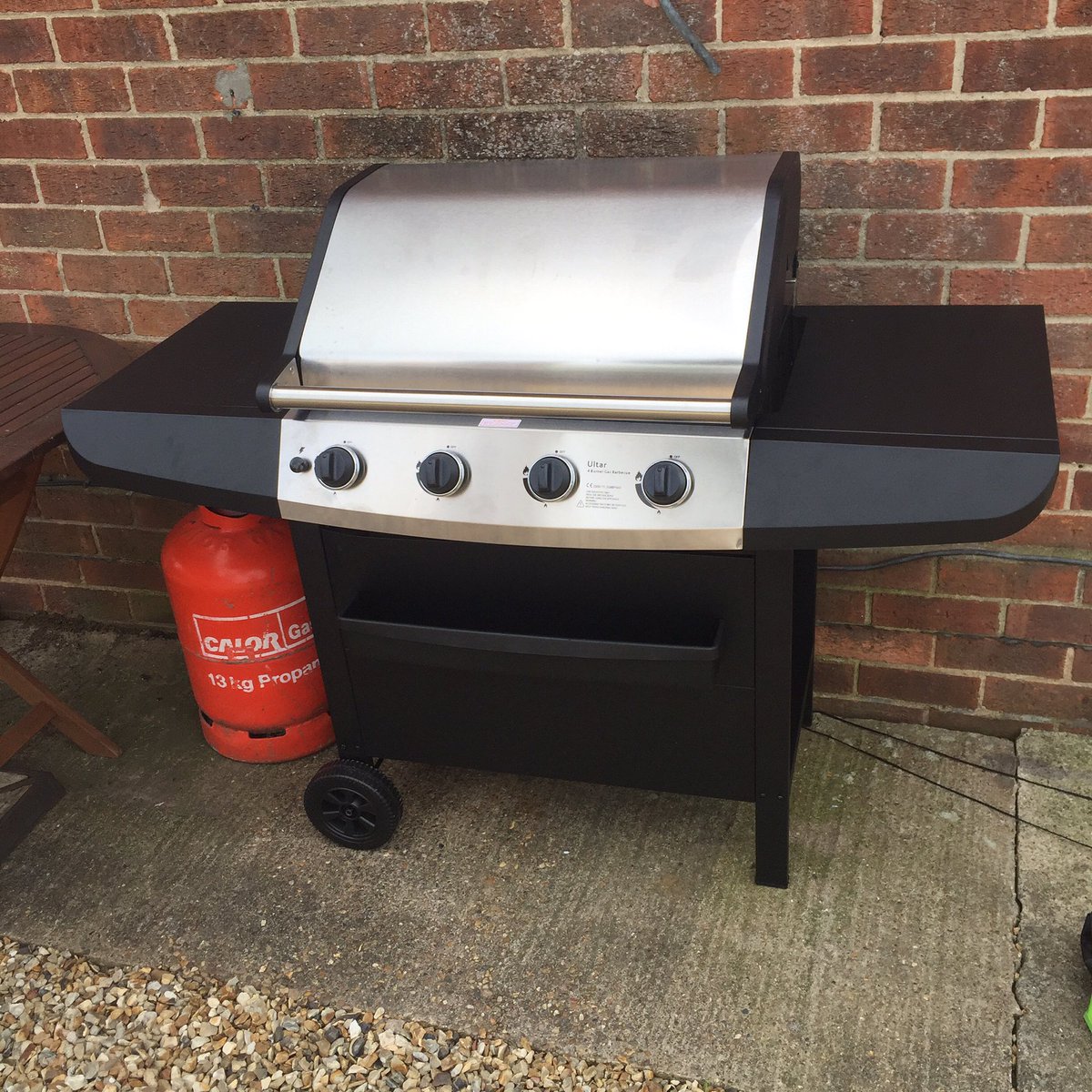 New gas BBQ for Father's Day from my 3 amazing kids, thank you guys now just need a summer to have a few BBQ's!!!