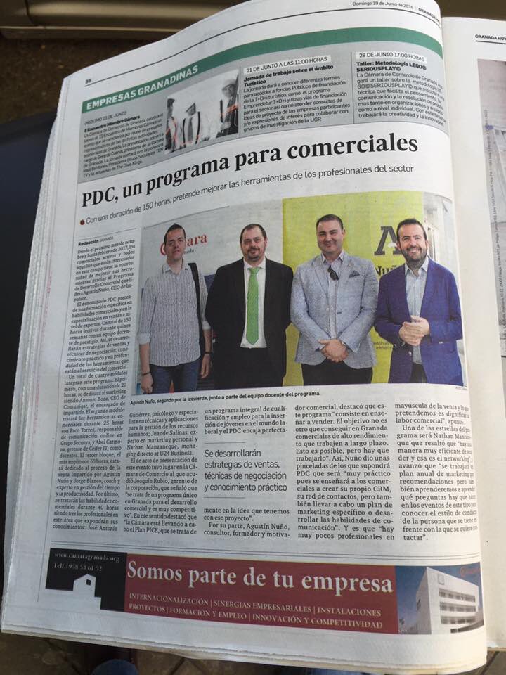 pacotorres's tweet photo. Técnicas de Comunicación para futuros comerciales de alto rendimiento. De Profe en el @PDComercial en @granadahoy https://t.co/JtsQJMKqMZ