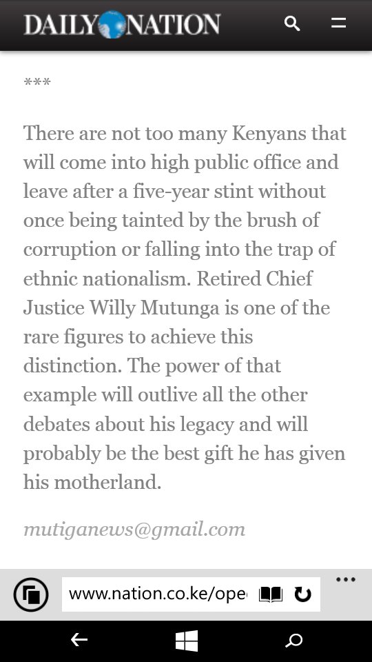 alaminkimathi's tweet photo. "The best gift he (Mutunga) has given to his motherland" #AdiosCJMutunga https://t.co/omay2KW3uj