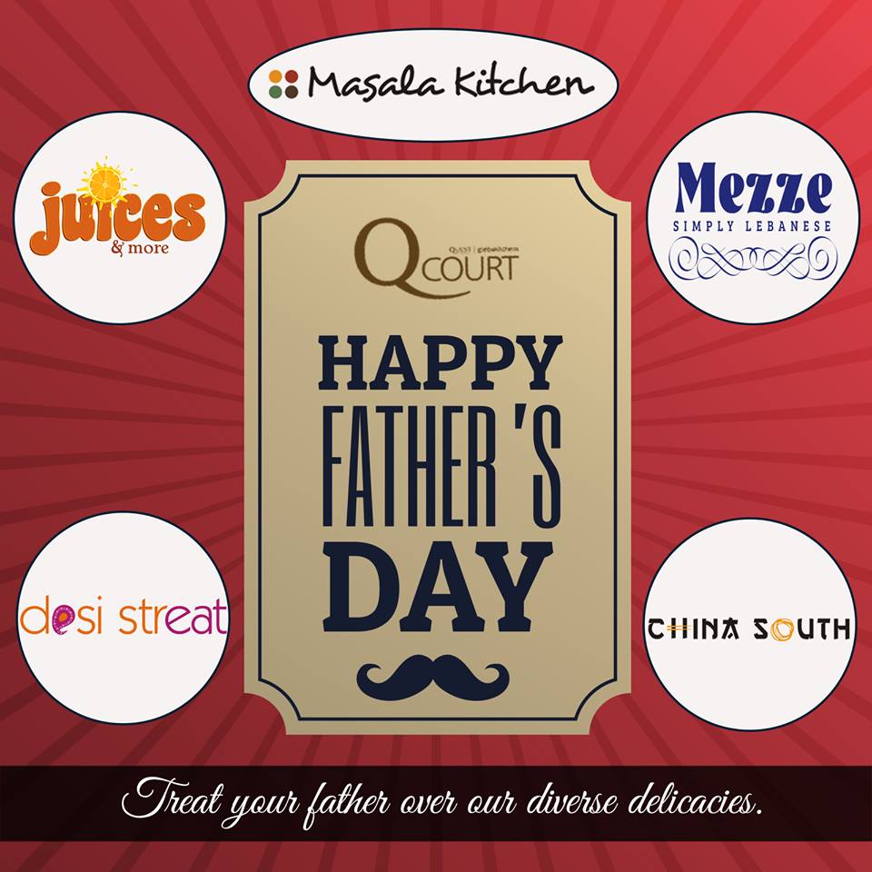 QCourt_'s tweet photo. Get indulged in true celebration of #FathersDay with our scrumptious delights.

#QCourt #QuestMall #HappyFathersDay https://t.co/IrvC8uUvNG