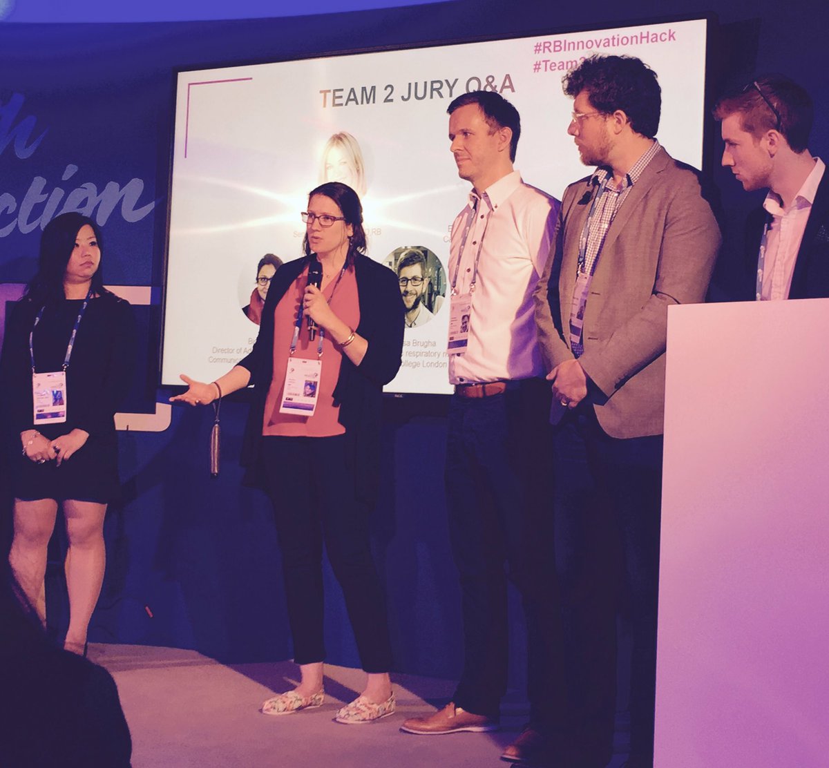 dave_challis's tweet photo. Congratulations @LadyLoVerso for a great session at #RBInnovationHack https://t.co/ZJjYFaymvG