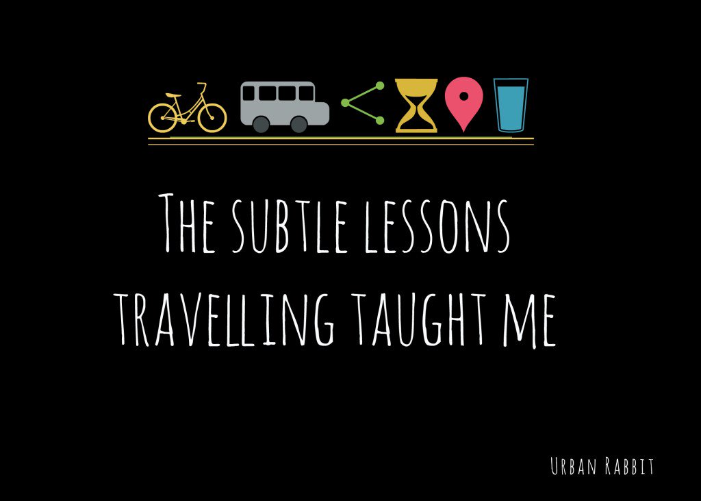UrbanRabbitBlog's tweet photo. The Subtle Lessons Travelling Taught Me https://t.co/0LDheCKAMi https://t.co/gIoMXx6HVR