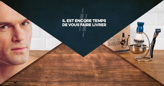 #FeteDesPeres Offrez le COFFRET BARBIER <a href="/bigmoustache/">Big Moustache</a> à 60€ livré en 2h #CodeSecret: PAPA-RASE #AppCouriier #iPhone