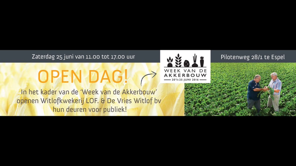 KwekerijLOF's tweet photo. 25 juni houden wij open dag. Neem een kijkje in onze kwekerij en ontdek het verhaal achter ons eten #wvda https://t.co/T5hOGFZh8z