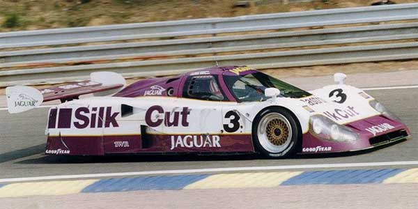 1990 - Silk Cut Jaguar won the race with Nielsen/Cobb/Brundel, last Jag win #LeMans24 #lemanslegends