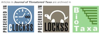 Threatened_Taxa's tweet image. Beyond #CLOCKSS, #LOCKSS, our articles are archived on #BioTaxa - for the #preservation of bio #taxonomy journals!
