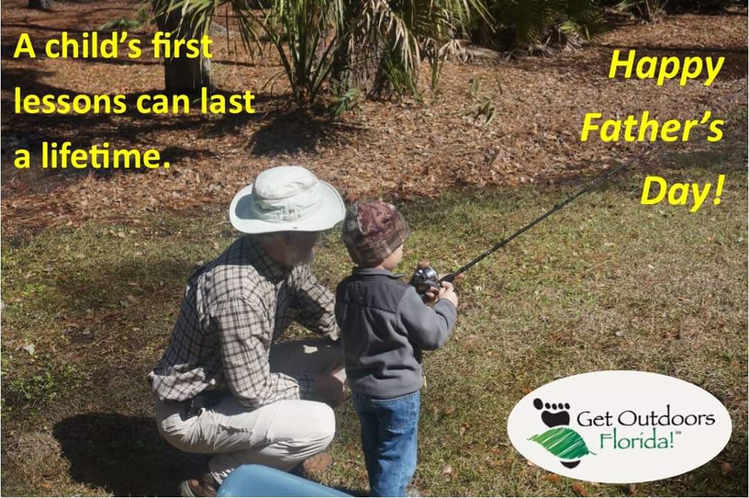 Take time to enjoy the day and #GetOutdoorsFL this #FathersDay
