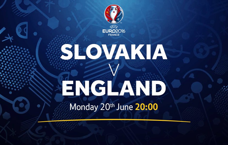 CavalryArmsHud's tweet photo. Slovakia v England tomorrow at 8pm, get rid of those Monday blues and watch it live here! https://t.co/kWMeuizZ3Z