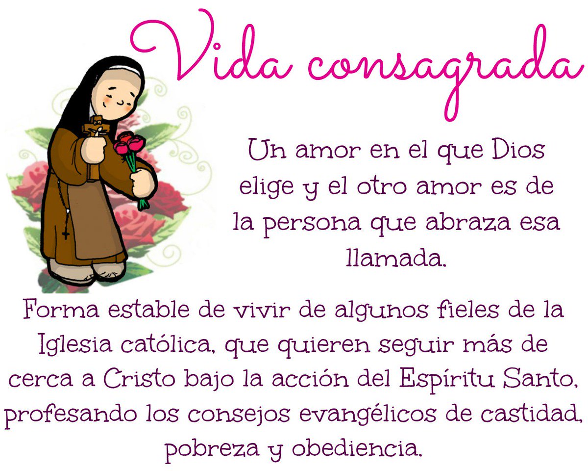 _Confia's tweet image. Vocación a la #vidaconsagrada 🙏