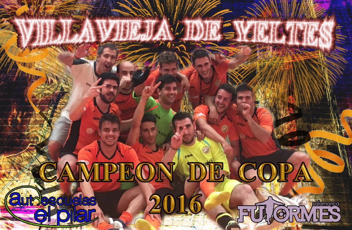 <a href="/futsalvilla/">fútsal villavieja</a> flamante campeon de Copa <a href="/AE_ElPilar/">Autoescuela El Pilar</a> <a href="/Futormes/">FUTORMES</a> tras una disputadisima final
ENHORABUENA CAMPEONES