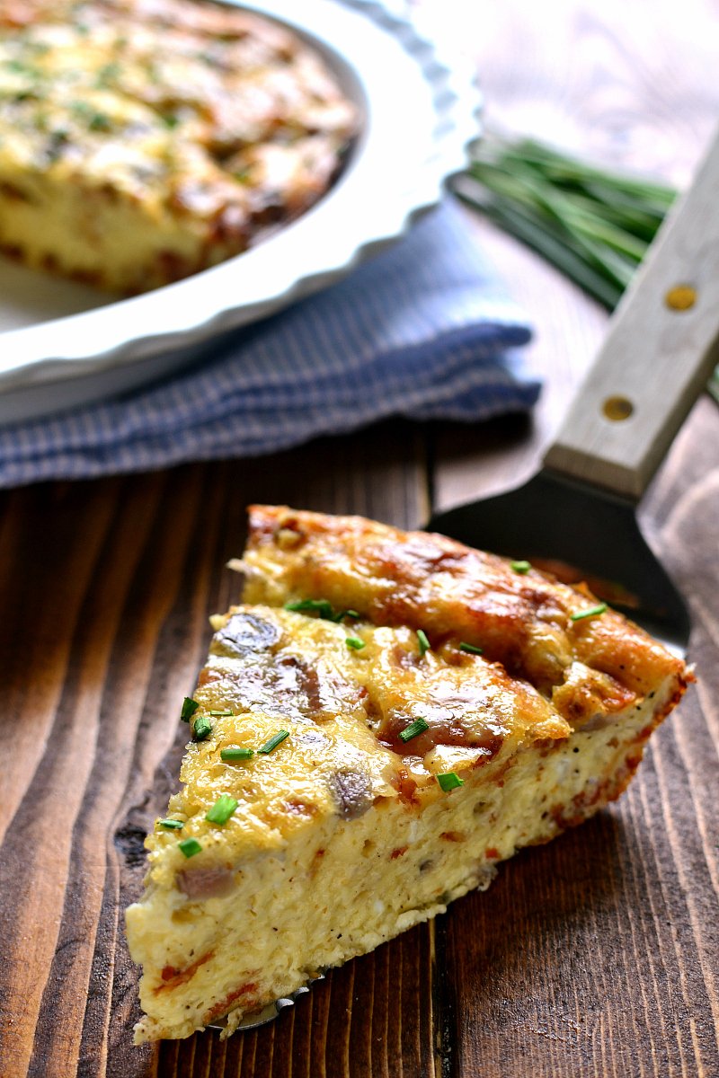 #SundayBrunch - Crustless Quiche Lorraine | via <a href="/LemonTreeCathy/">Cathy Trochelman</a> buff.ly/1S2yQ2I