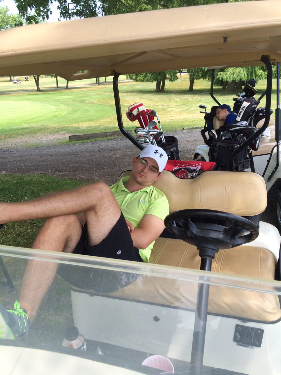 MStrugarCPGA's tweet photo. @jgibson46 had too much fun the night before the annual Fathers Day golf outing #powerpuke #nightnight #rookie https://t.co/HlVvKLciZo