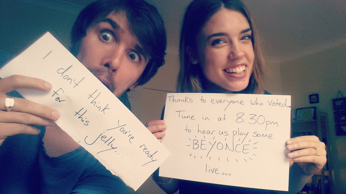 Tonight! #JesseWillCover <a href="/Beyonce/">BEYONCÉ</a>. We'll be live on Facebook from 8.30pm... X