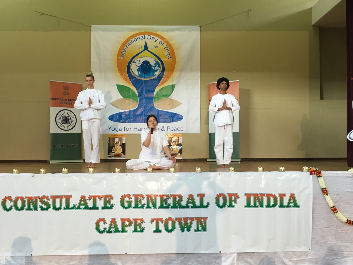 Celebrated a wonderful 2nd International Day of Yoga on 18 June!.. Thanks to all who attended