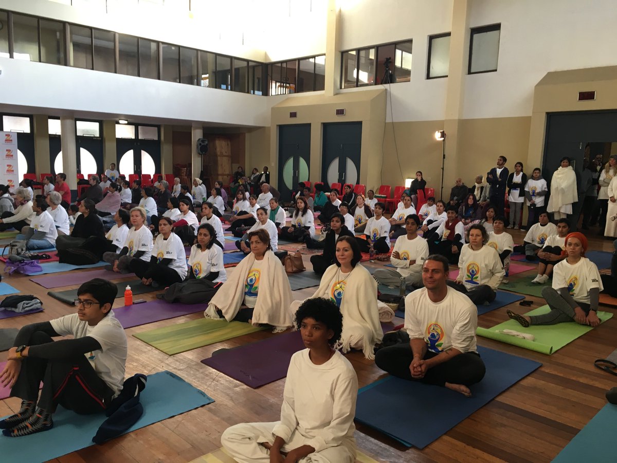 CGICapeTown's tweet photo. Celebrated a wonderful 2nd International Day of Yoga on 18 June!.. Thanks to all who attended https://t.co/iWUrpzmdlk