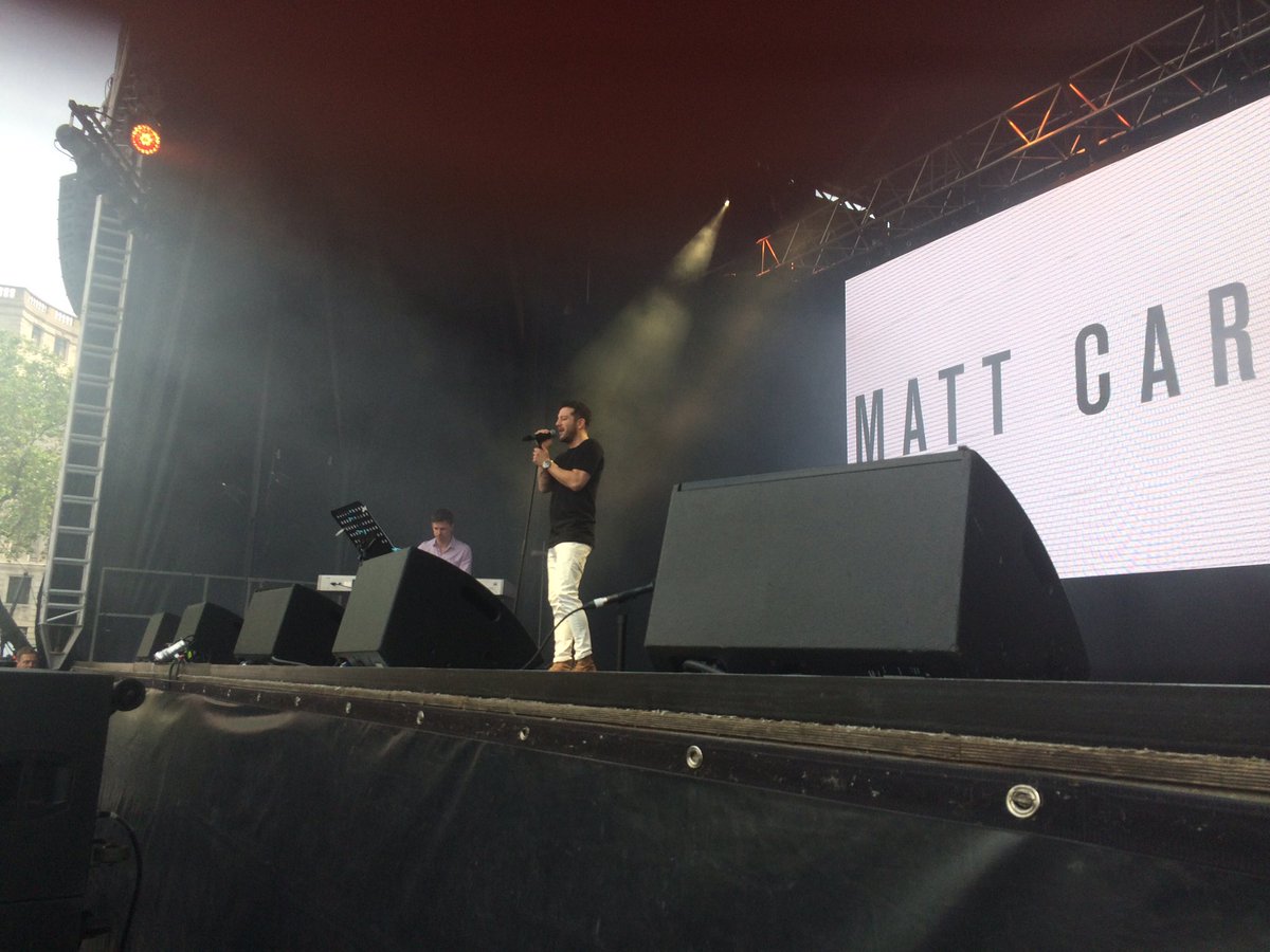 ProducerOllie's tweet photo. Singer, songwriter &amp; actor @mattcardle sounding ace at #WestEndLIVE! https://t.co/wF3CBpYL7I