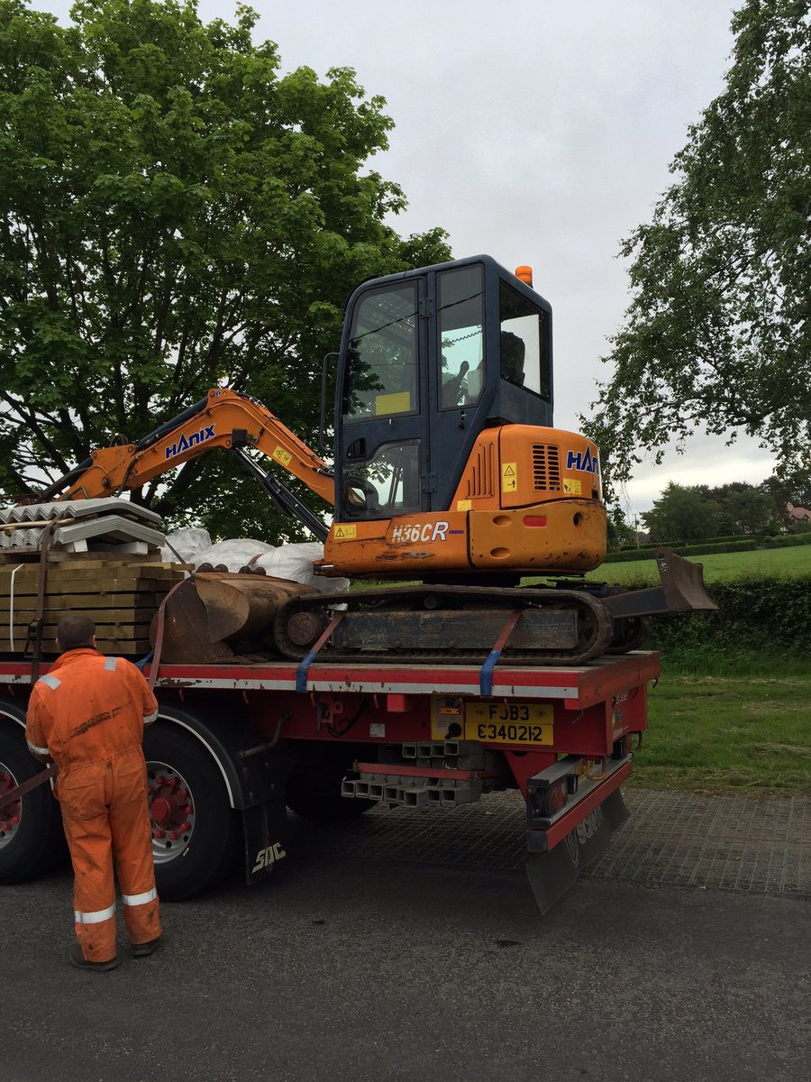 Our Hanix 3.6T digger has been sold as it now makes more financial sense to hire from @JKAshbrook  when we need to.