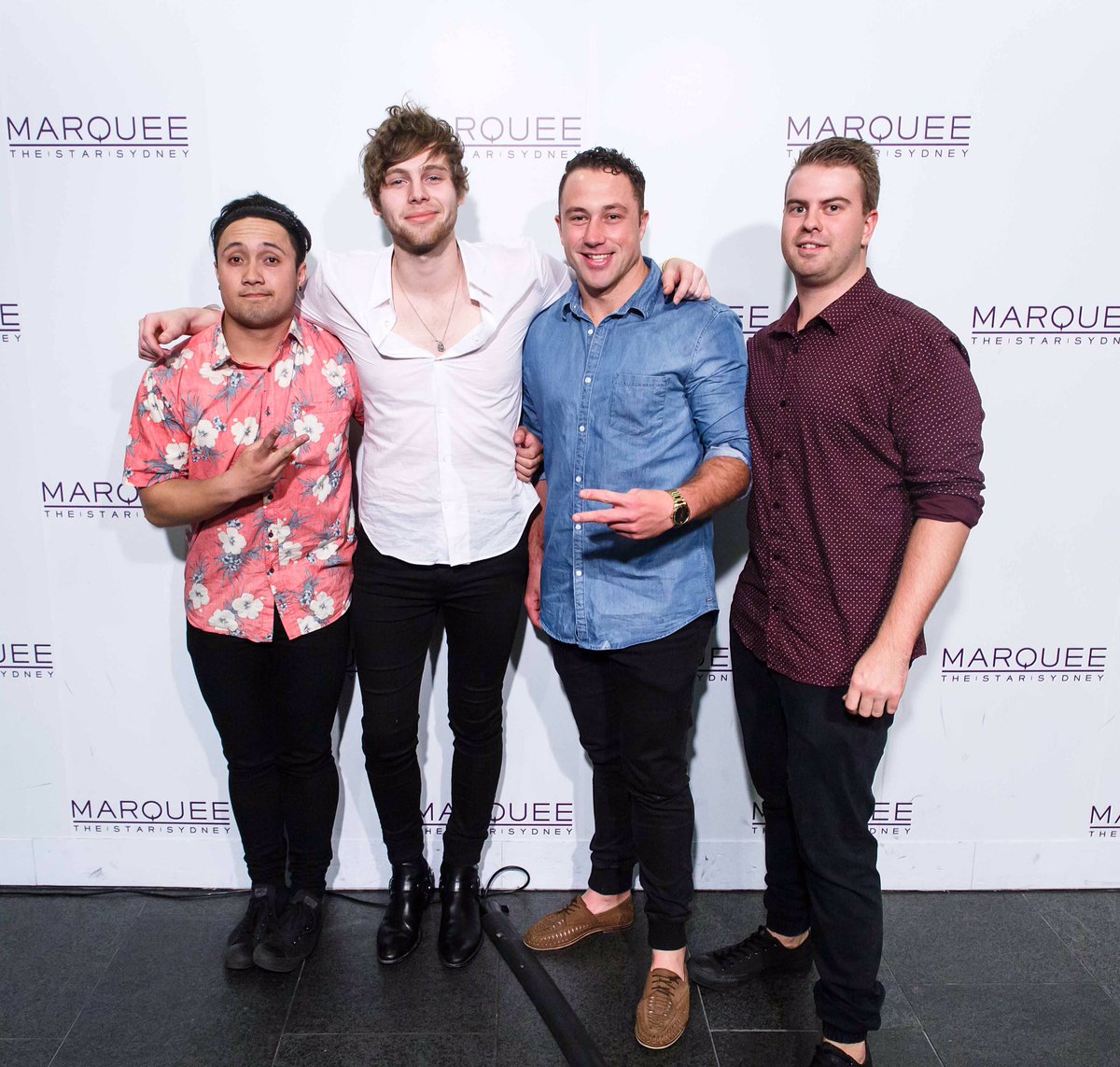 MarqueeSydney's tweet photo. Welcome back @JazzHourigan @Luke5SOS #MarqueeFam https://t.co/stTP40MB8E
