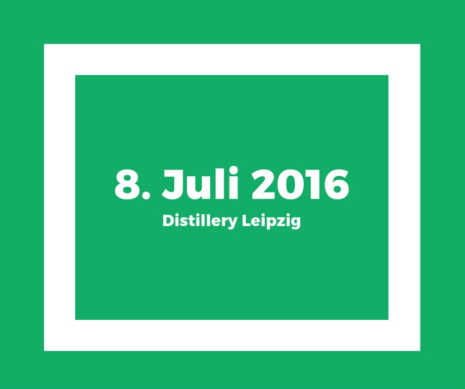 Mek a date!!!!! 
Im Terminkalender einrahmen!