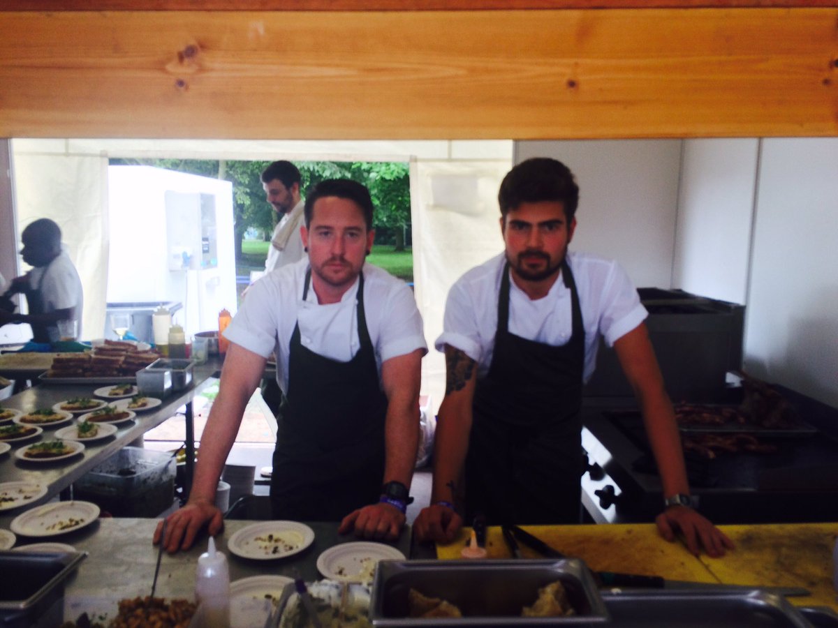 ChefGusCrosby's tweet photo. Last time round the trailer park @TasteofLondon @SeaContainers @MondrianLDN https://t.co/9MIgMQEIzW