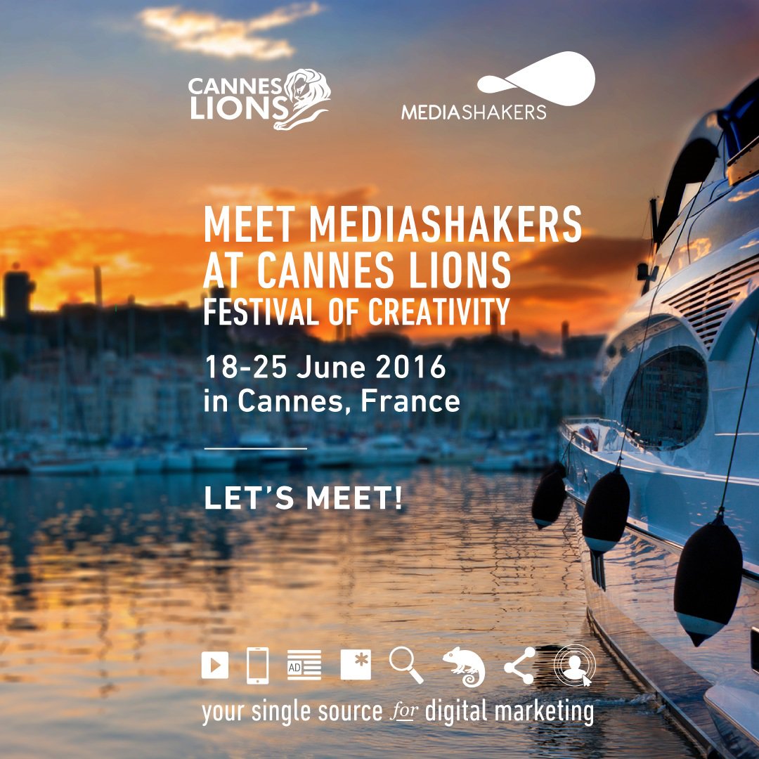 Mediashakers's tweet photo. #MediaShakers are at @Cannes_Lions so let's get creative! Not too late to meet. https://t.co/l0eAPu095m #CannesLions https://t.co/hh1J0cLr8z