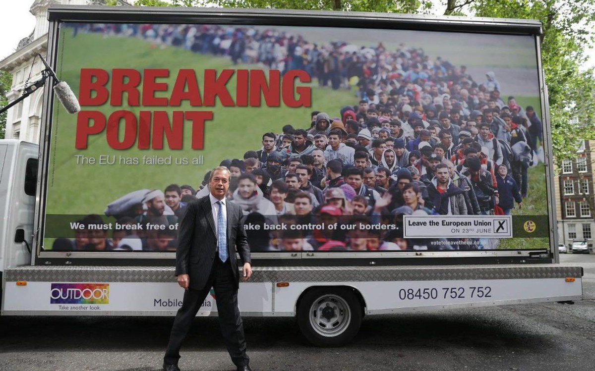 Telegraph's tweet photo. EU referendum: George Osborne compares Ukip ‘breaking point’ migration poster to Nazi ... https://t.co/7FNnswjOZf https://t.co/jw8L5YPnIK