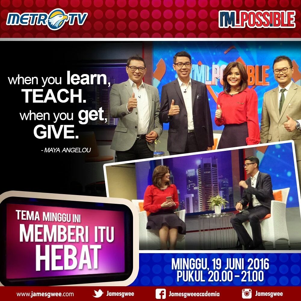 ipphoright's tweet photo. Masih di @Metro_TV bareng @MerryRiana @JamesGwee Dedy Susanto https://t.co/THn3rB51T4