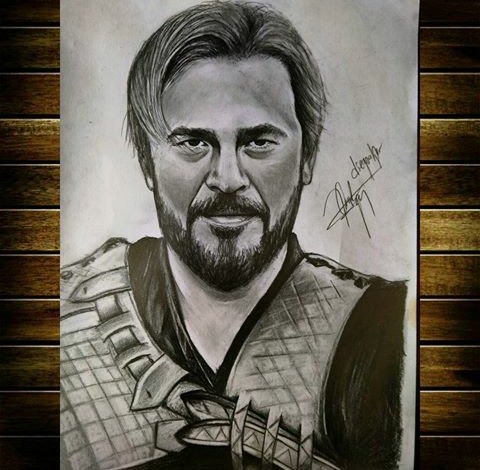 #AltanınİlkBabalarGünü kutlu olsun 
Mükemmeliyet idoluun harika cizimi