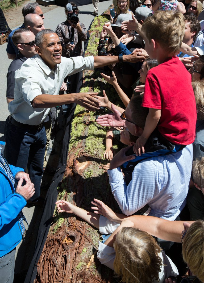 ObamaWhiteHouse's tweet image. RT if you agree with @POTUS: It's time to #ActOnClimate so future generations can enjoy America’s greatest treasures