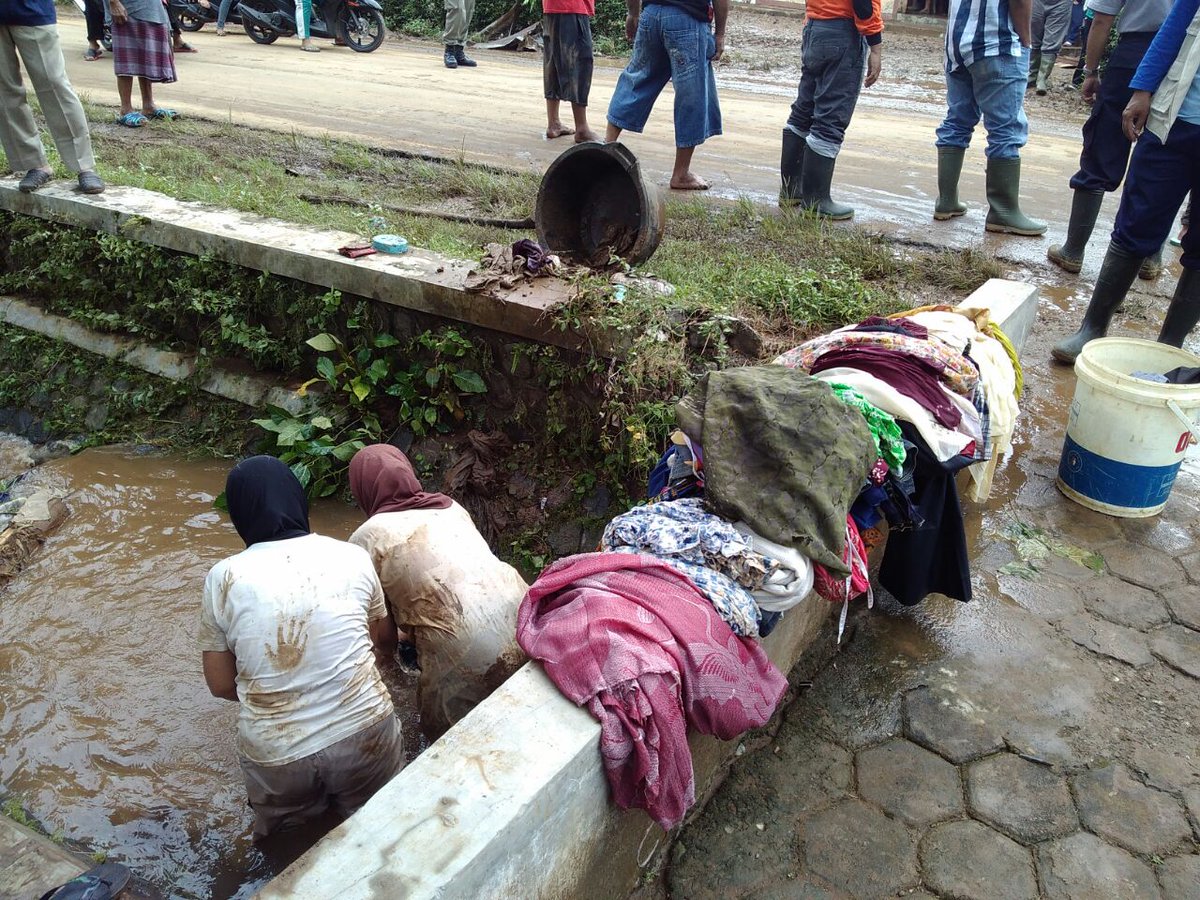 Kondisi Desa Bumiagung Kec. Rowokele pasca banjir