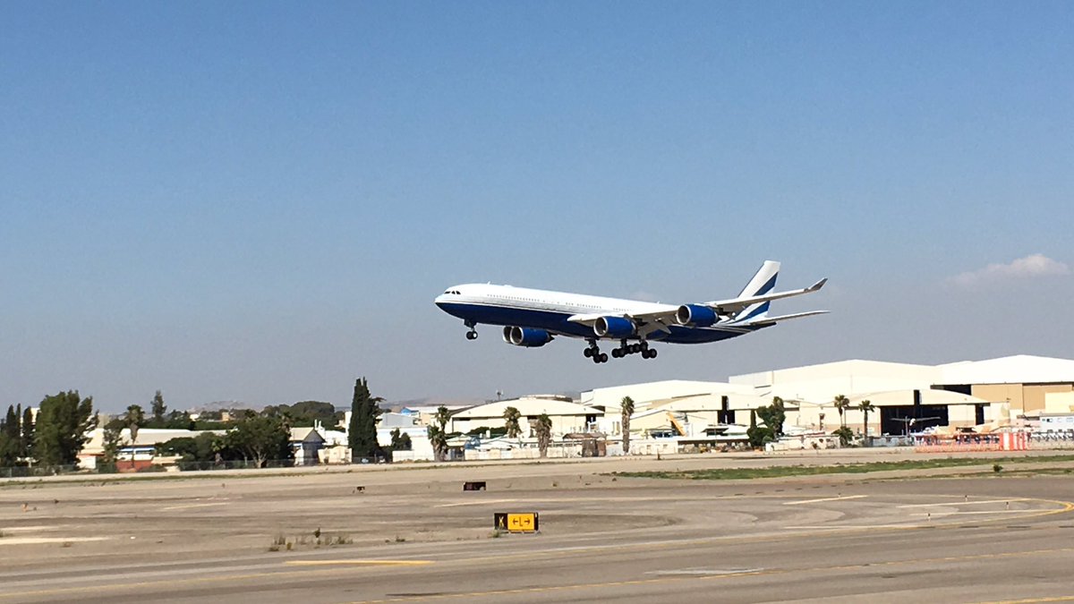 ace_pio's tweet photo. The brand new #VPBMS of Sheldon Adelson arriving for the first time to #TLV #A345 #bizjet #avgeek #avporn https://t.co/A8fuUNtiJu