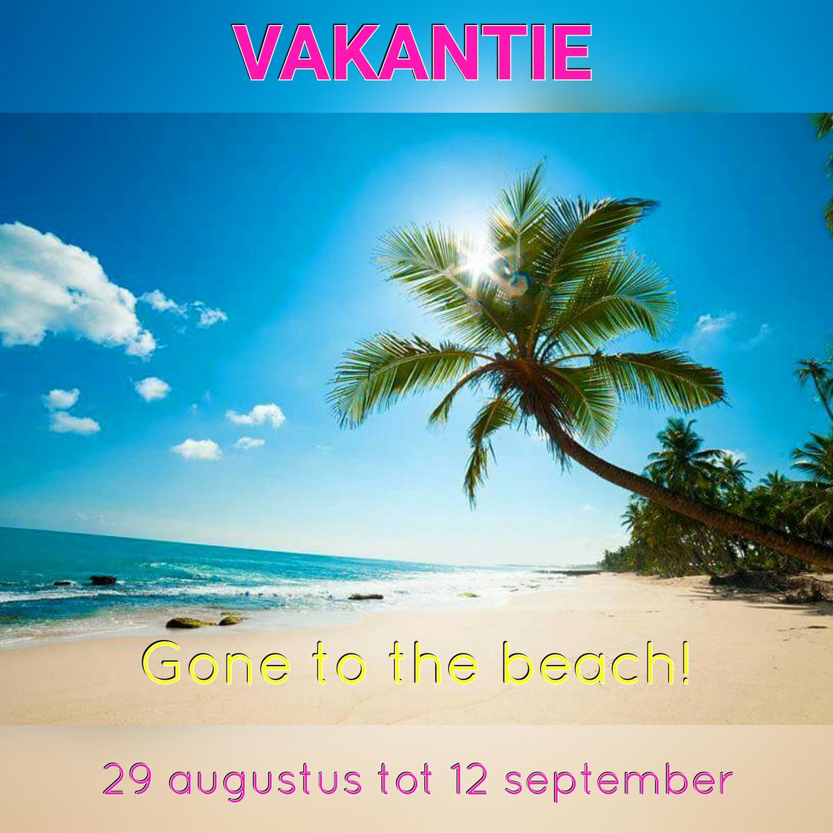 SalonOnePoint's tweet image. Yes, de vakantie is geboekt