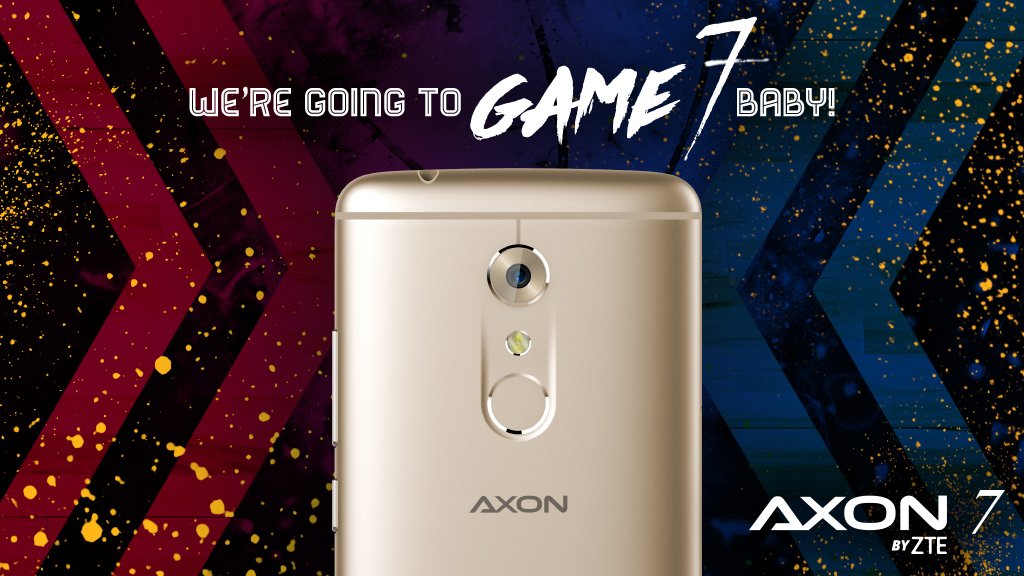 zteusa's tweet photo. Game 7 ... Axon 7 ...  Fate? RT this &amp; you might be one of the 77 lucky people to receive $77 off your new Axon 7! https://t.co/3AnJ6Uuex0