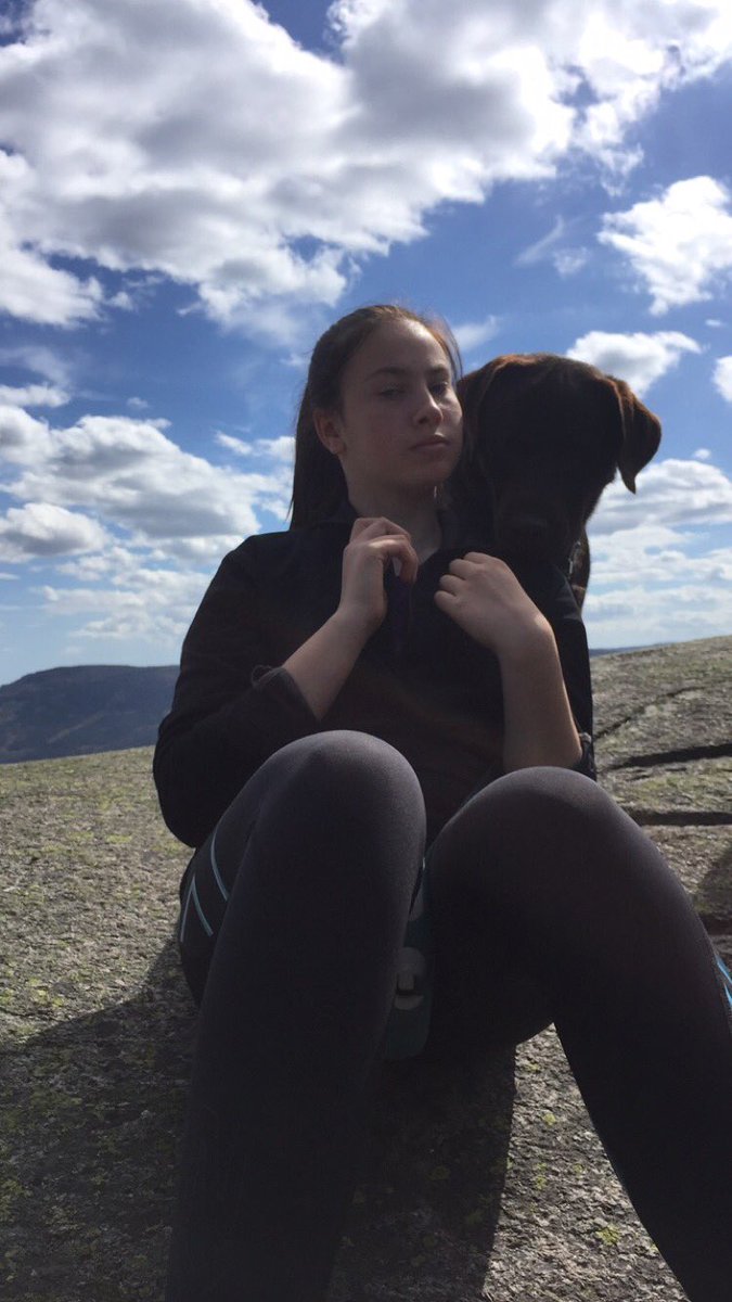 Jeg og min beste hund har god tur