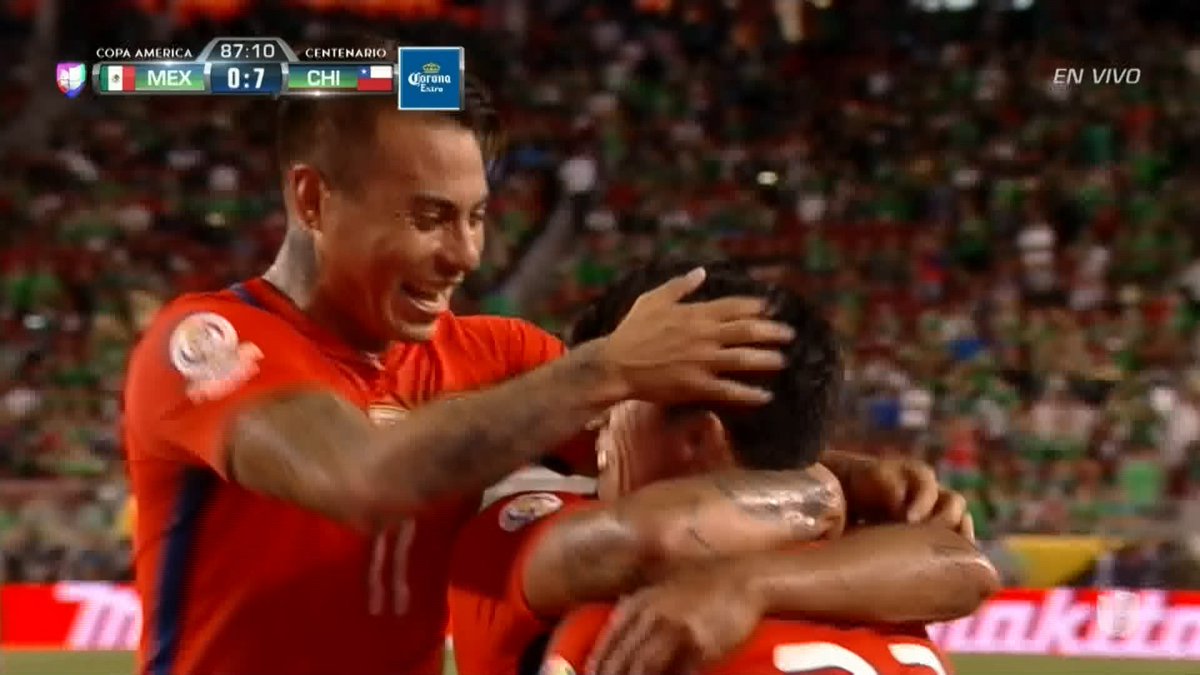 VIDEO: Chile's 7-0 win over Mexico, as called by wrestling legend "J.R." Jim Ross deadsp.in/UKEV5Cr