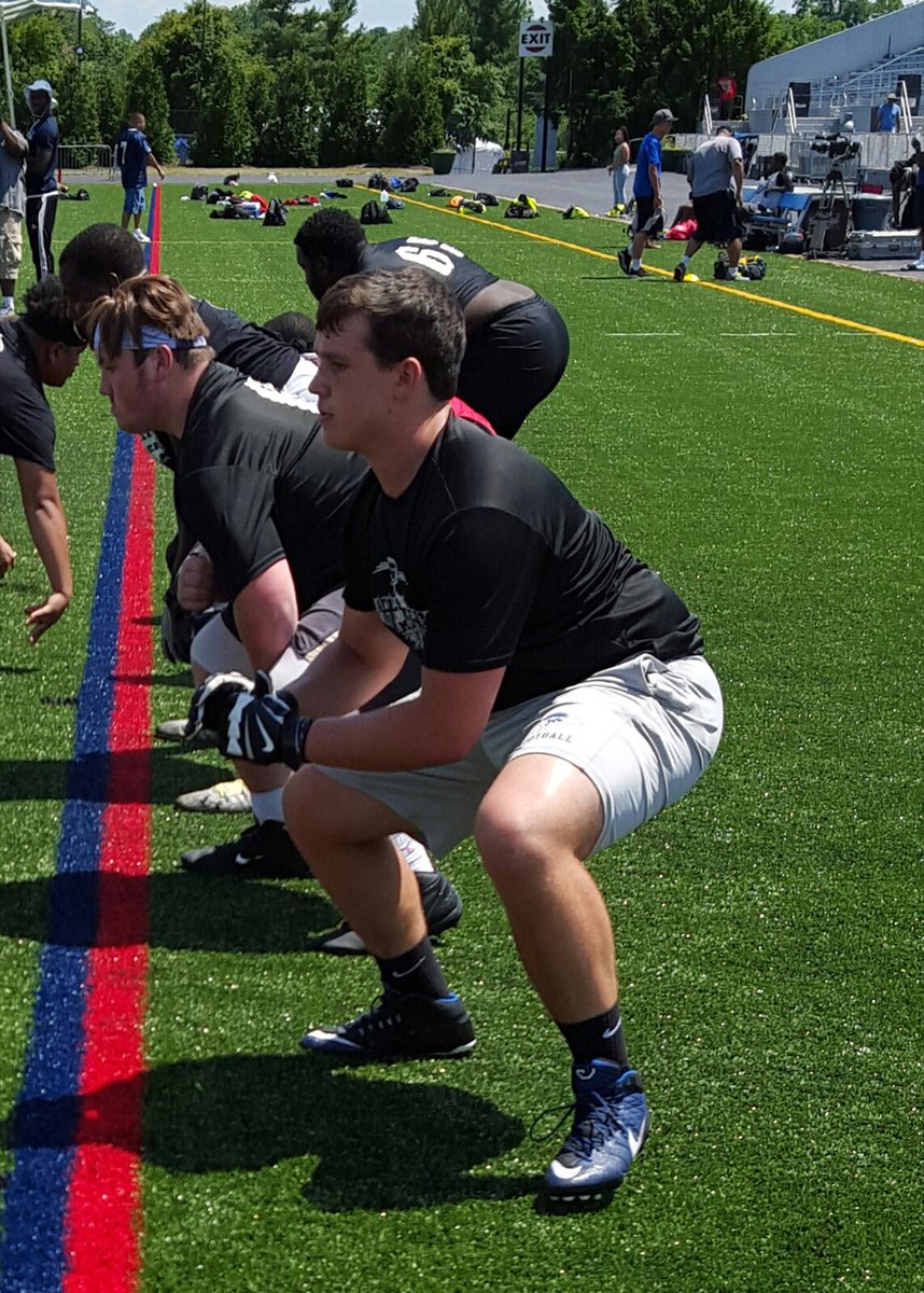 CaryMoyer's tweet photo. Shane McGarry @sm_62_ 2018 OL Exeter Twp HS at @AllStateFB 's #AllState125 event Hershey Park Stadium #Big33 weekend https://t.co/WoC0XiQ7IV