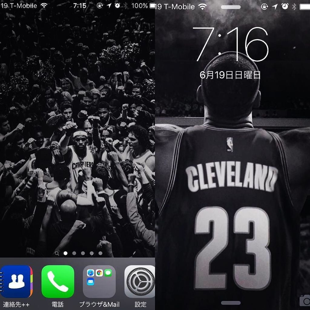 Makoto Ar Twitter Nbatourmkt おはようございます 朝7時です 3時間弱ですがぐっすり眠れました Iphoneの壁紙 がコービー引退モードのままだったので ようやくレブロンへ変更しました Https T Co Wuevejhyw3